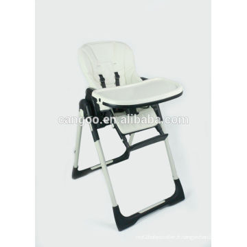 Meilleur prix chaise de bébé à cadre en acier réglable en hauteur pliable